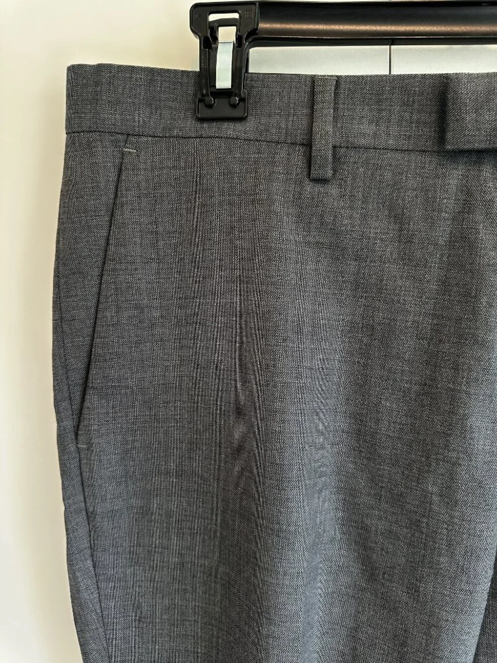 NWT Banana Republic Men’s Tessuto Premium Wool Dress Pants Charcoal Size 36x30